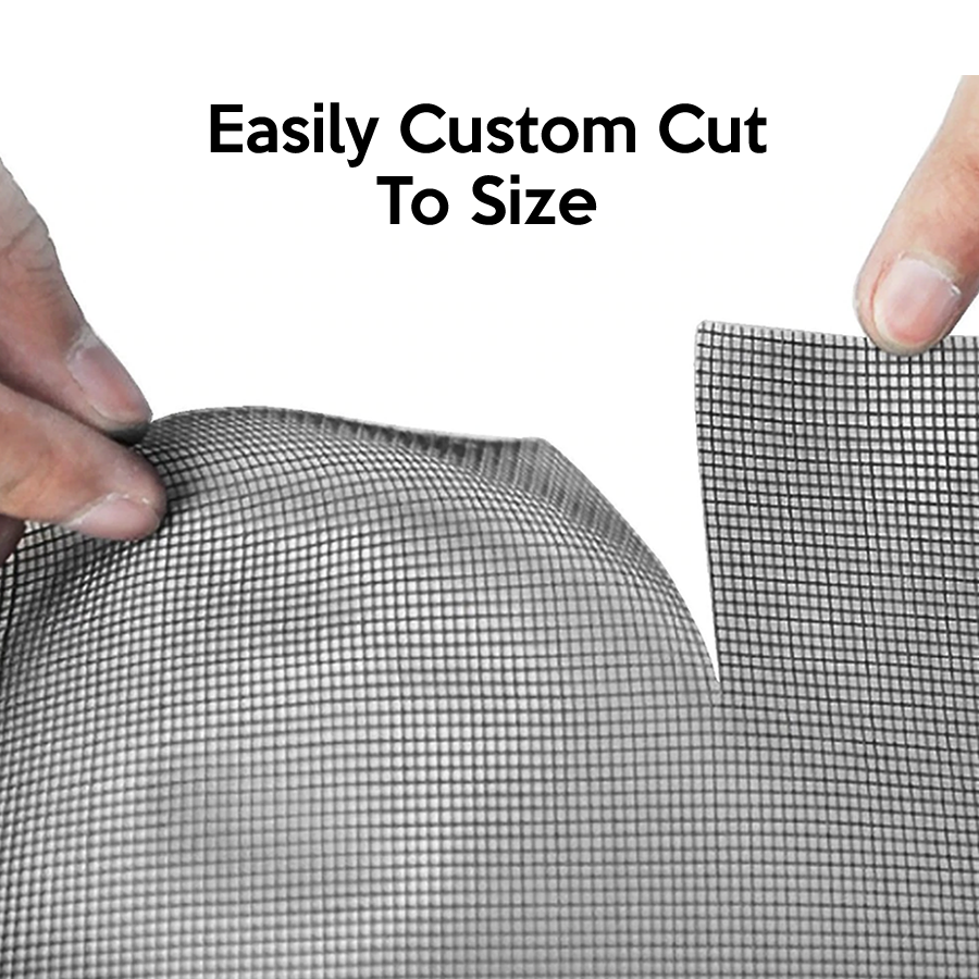 Replacement Flyscreen Mesh - Standard Mesh (Grey), 1000mm x 1000mm / 39" x 39": image 3