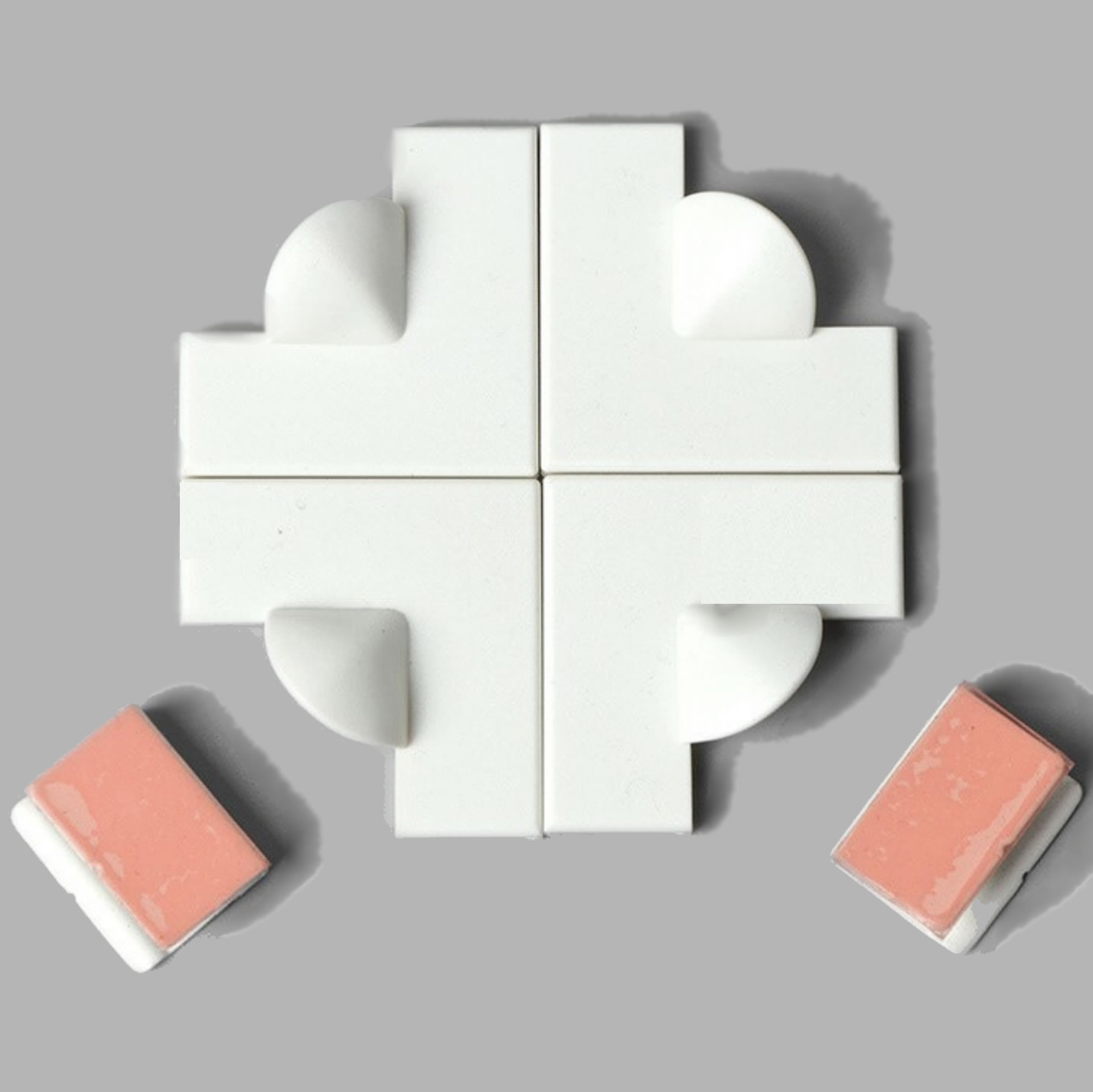 Corner Pieces Set - White