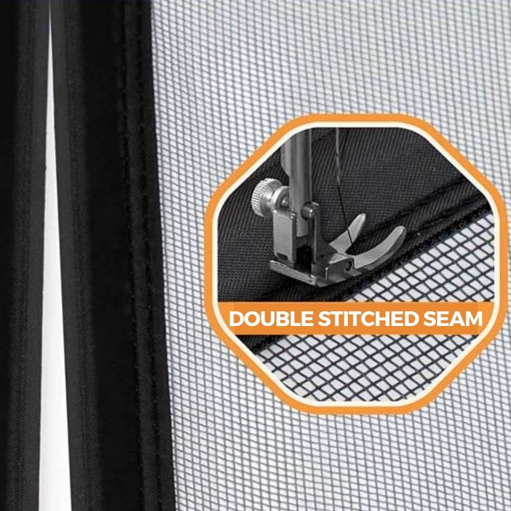 Magnetic Screen Door - Black, 60cm (W) x 210cm (H): image 4